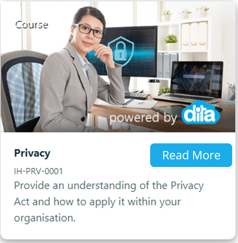Link to online training course on Privacy act